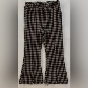ZARA gingham print toddler girl pants